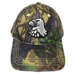 Design Dynamix Baseball Cap Green One Size Boise Hawks Wendy's Camo Cotton Hat